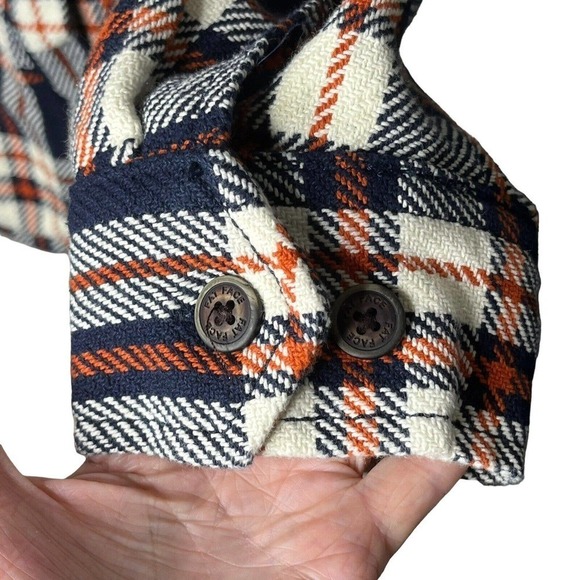 Fat Face Men’s Size XXL Tall Ryton Overshirt Shacket Heavy Outdoor Navy Plaid - Picture 5 of 11